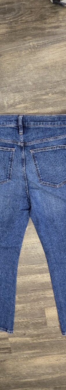 Madewell Mid-Rise Kick Out Jeans Medium Wash Cropped Demi Flare Size 28 - Picture 4 of 7